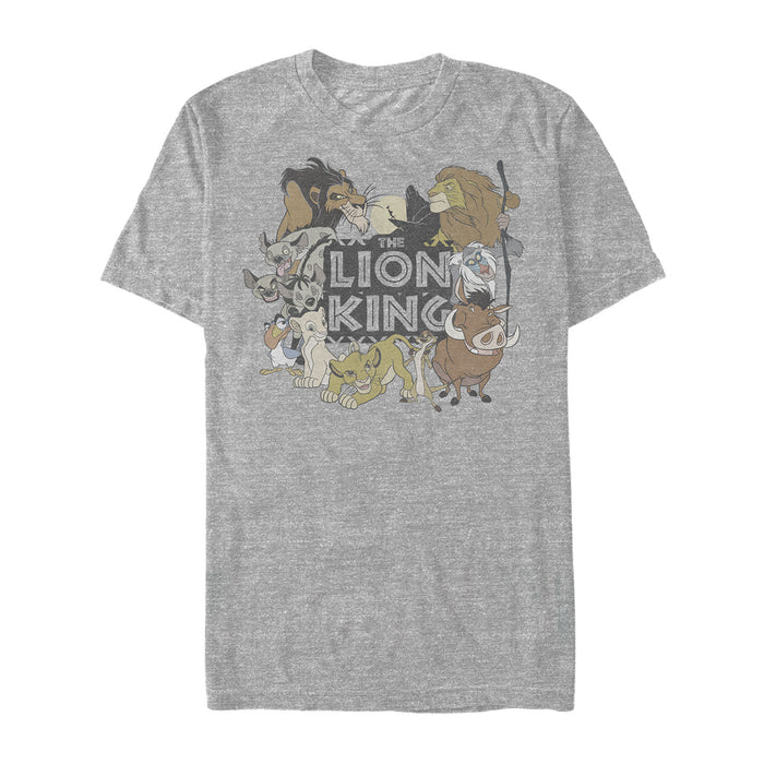 fifth sun Men's Lion King The Whole Gang T-Shirt