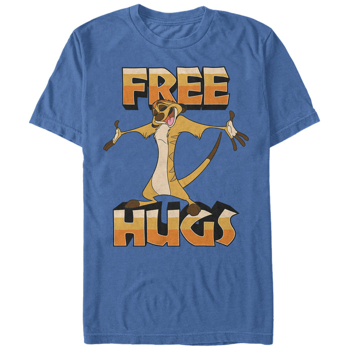 fifth sun Men's Lion King Timon Free Hugs T-Shirt