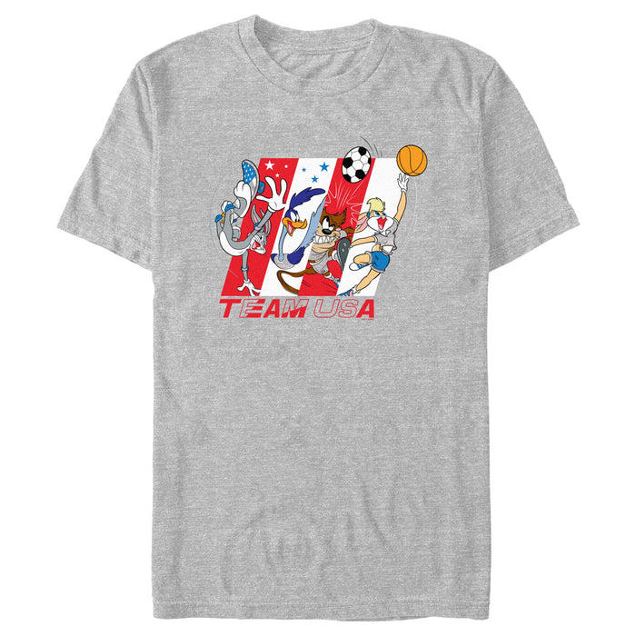fifth sun Men's Looney Tunes Sports Crew T-Shirt