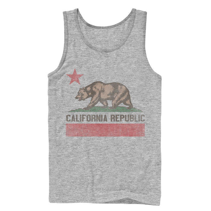 fifth sun Men's Lost Gods California Flag Tank Top