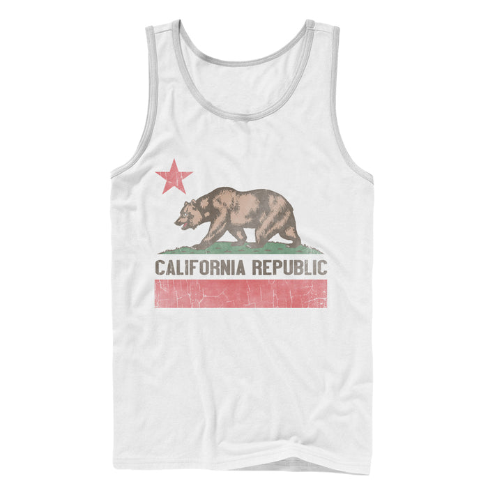fifth sun Men's Lost Gods California Flag Tank Top