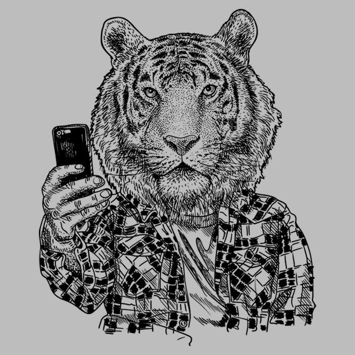 Fifth Sun Men's Lost Gods Hip Tiger Selfie T-Shirt
