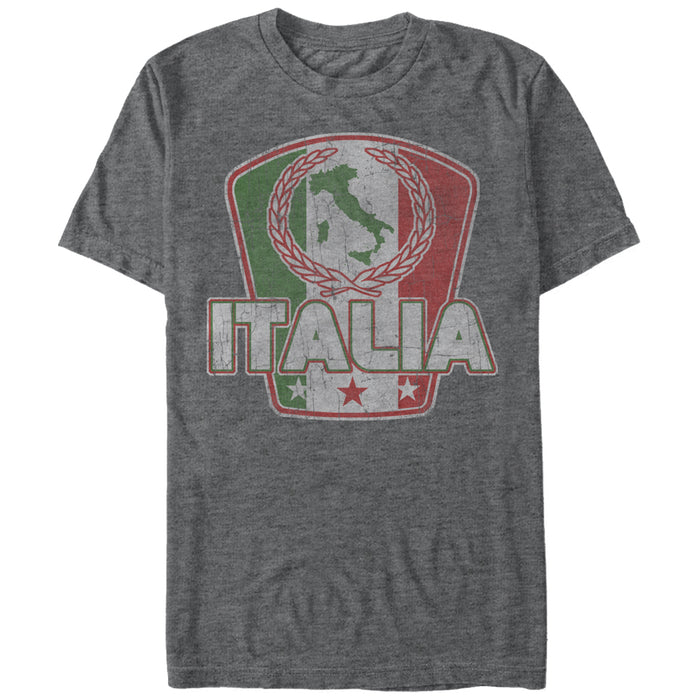 fifth sun Men's Lost Gods Italy Flag Map T-Shirt