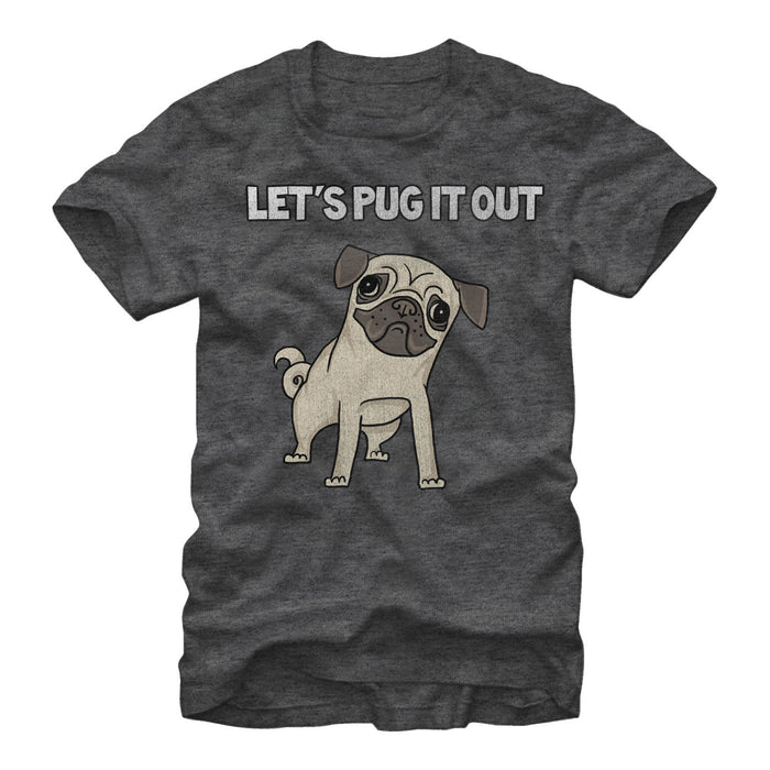 fifth sun Men's Lost Gods Let's Pug It Out T-Shirt