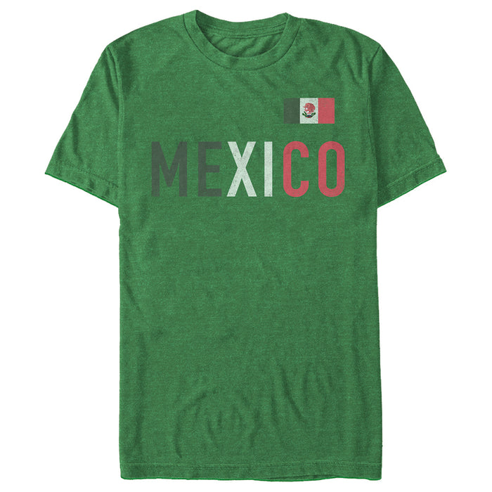 fifth sun Men's Lost Gods Mexico Flag T-Shirt