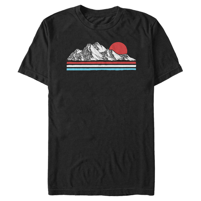 fifth sun Men's Lost Gods Mountain Peaks T-Shirt
