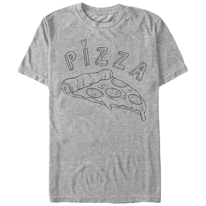 fifth sun Men's Lost Gods Pizza Doodle T-Shirt