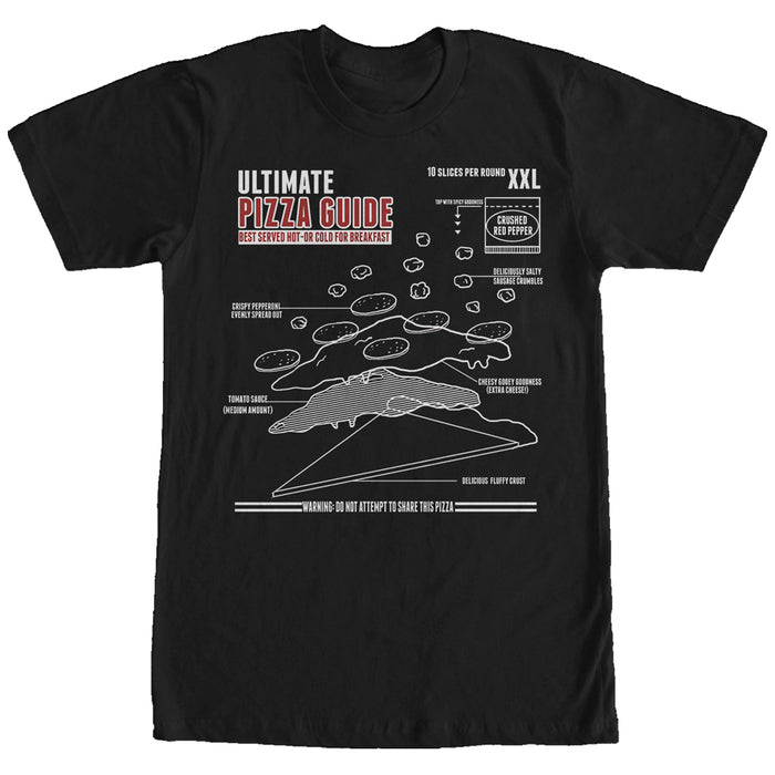 fifth sun Men's Lost Gods Pizza Guide T-Shirt