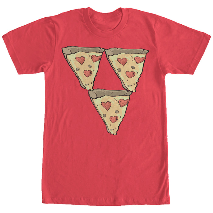 fifth sun Men's Lost Gods Pizza Triangle T-Shirt