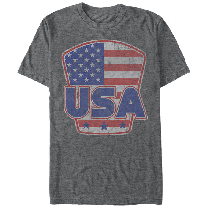 fifth sun Men's Lost Gods USA Shield T-Shirt