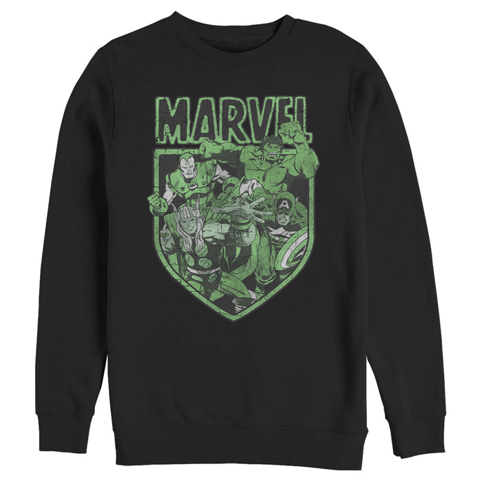 fifth sun Men's Marvel Avengers Shield Sweatshirt
