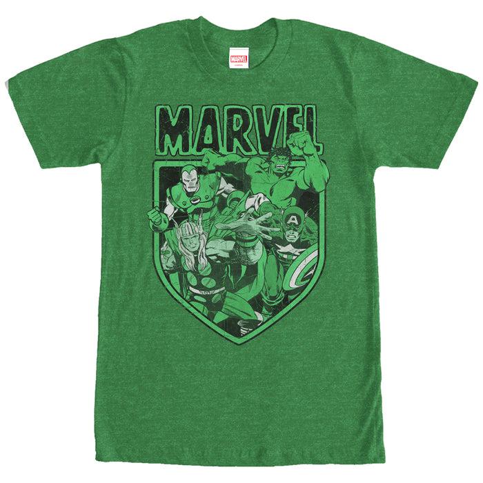 fifth sun Men's Marvel Avengers Shield T-Shirt