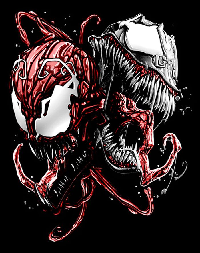 Fifth Sun Men's Marvel Carnage And Venom T-Shirt