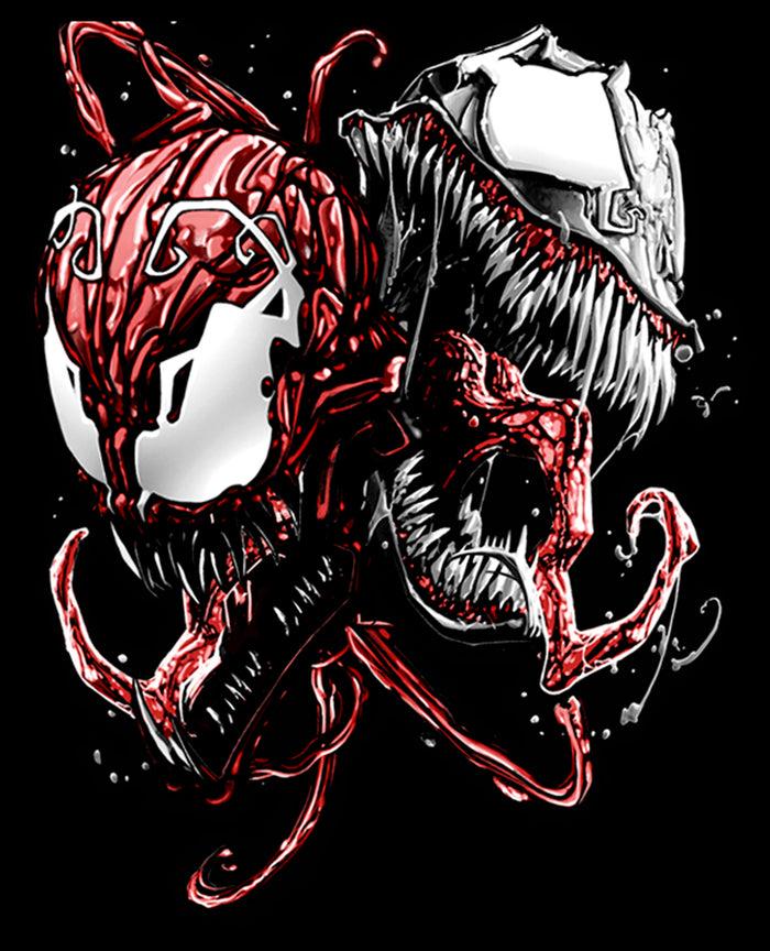 Fifth Sun Men's Marvel Carnage And Venom T-Shirt