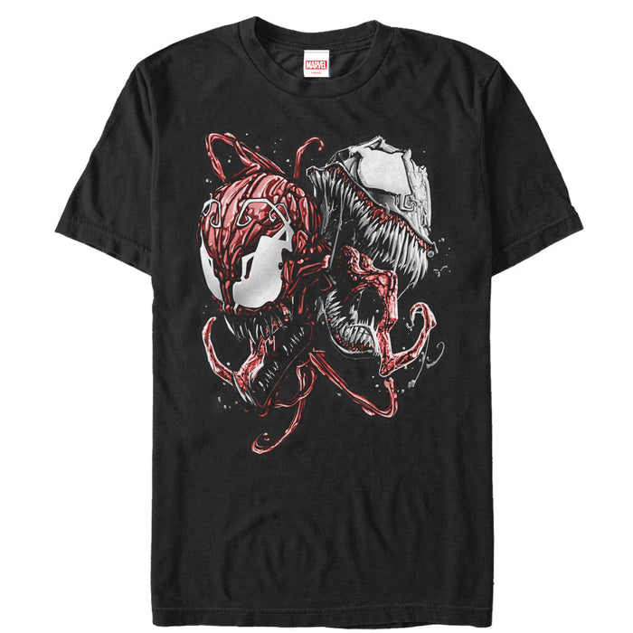 fifth sun Men's Marvel Carnage and Venom T-Shirt
