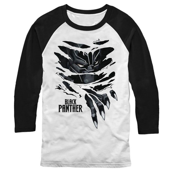 fifth sun Men's Marvel Claw Tear Baseball Tee