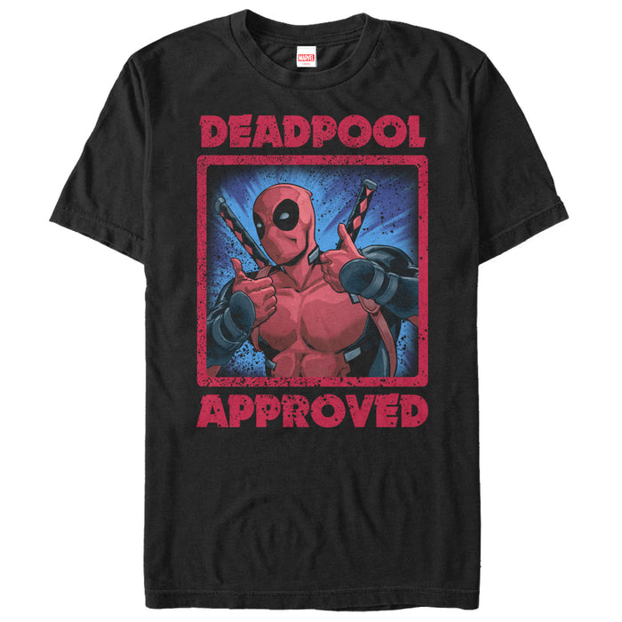 fifth sun Men's Marvel Deadpool Approved T-Shirt