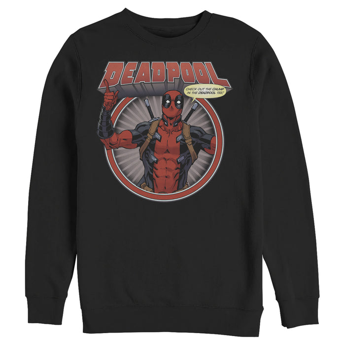 fifth sun Men's Marvel Deadpool Chump Sweatshirt