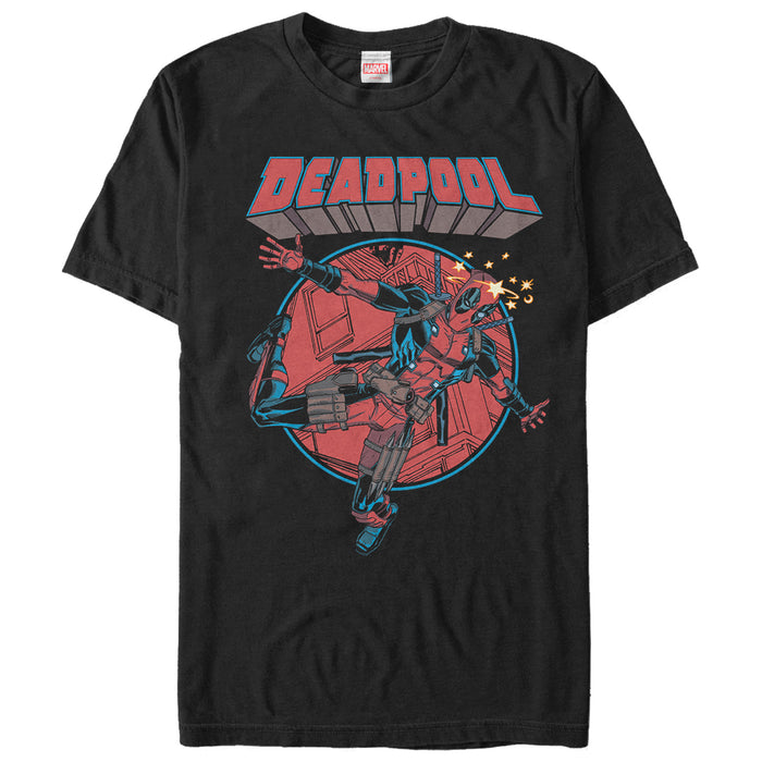 fifth sun Men's Marvel Deadpool Concussion T-Shirt