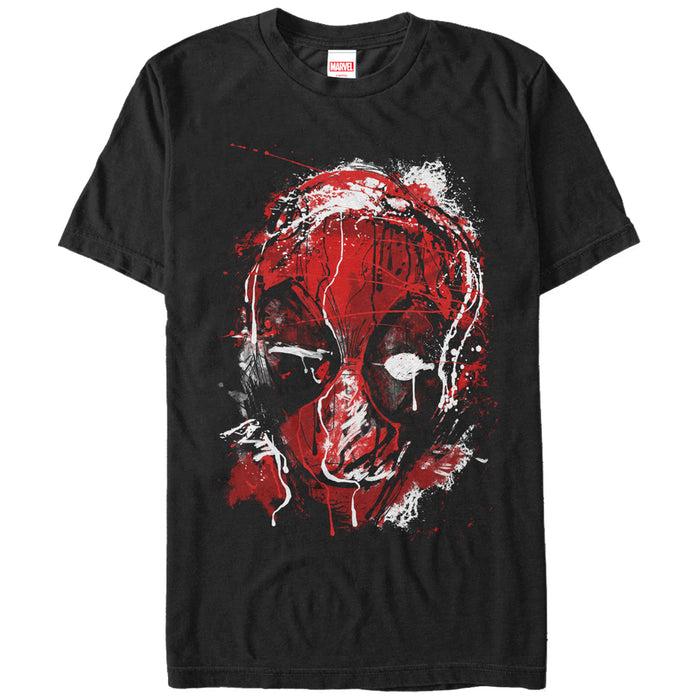 fifth sun Men's Marvel Deadpool Drip Art T-Shirt