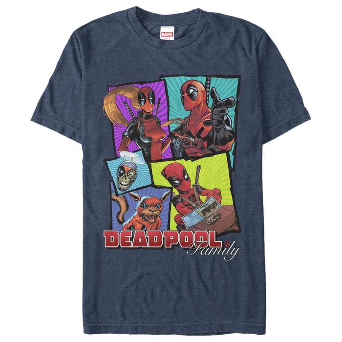 fifth sun Men's Marvel Deadpool Family T-Shirt