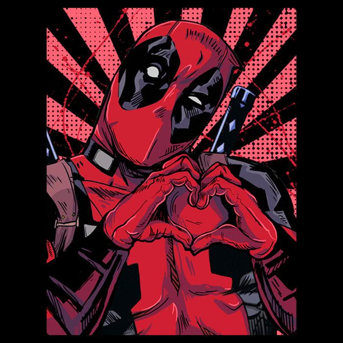 Fifth Sun Men's Marvel Deadpool Heart You T-Shirt