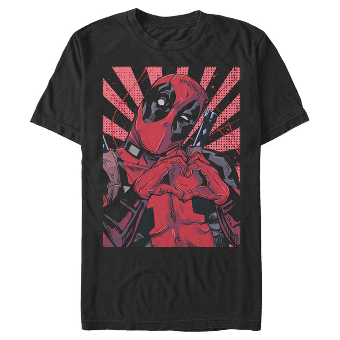 Fifth Sun Men's Marvel Deadpool Heart You T-Shirt