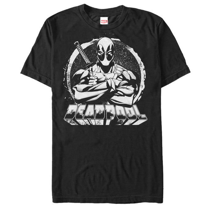 fifth sun Men's Marvel Deadpool Pose T-Shirt