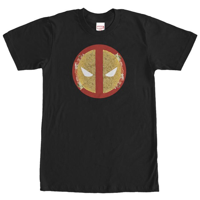 fifth sun Men's Marvel Deadpool Taco Icon T-Shirt