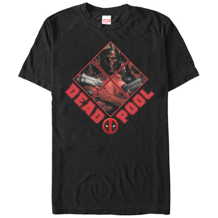fifth sun Men's Marvel Deadpool Unmasked T-Shirt