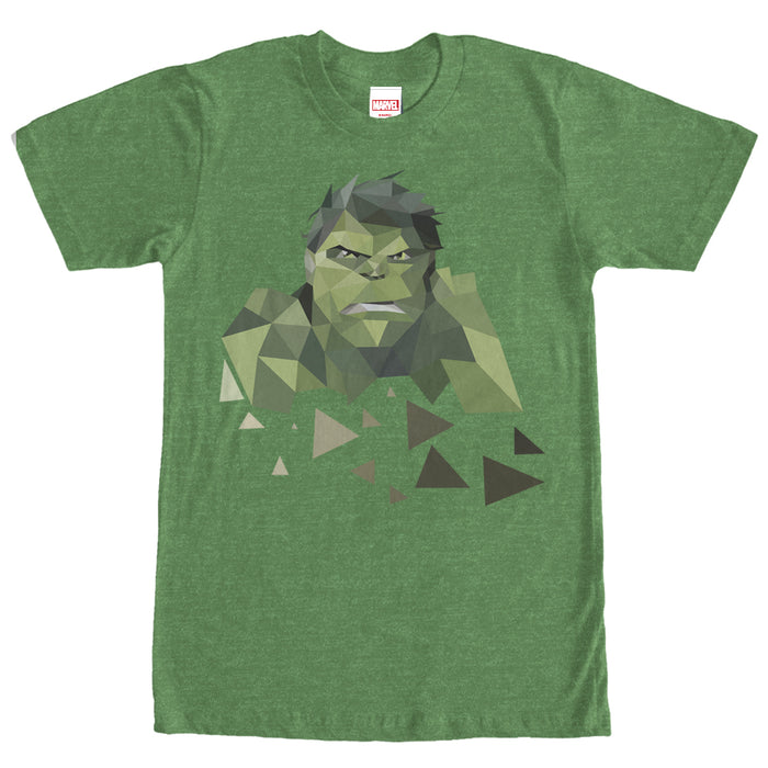 fifth sun Men's Marvel Geometric Hulk T-Shirt