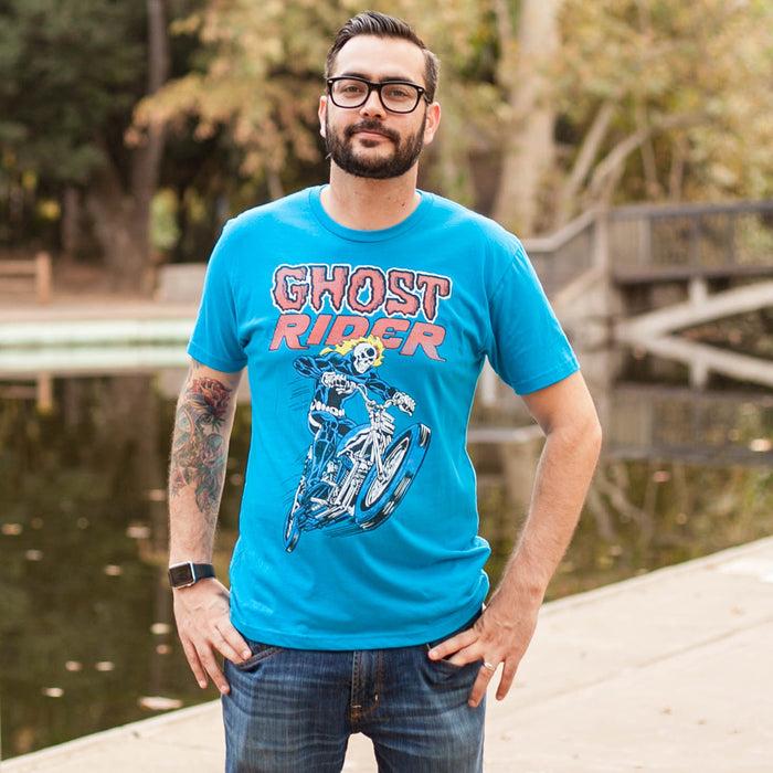 Fifth Sun Men's Marvel Ghost Rider Flames T-Shirt