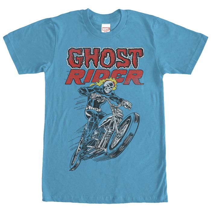 fifth sun Men's Marvel Ghost Rider Flames T-Shirt