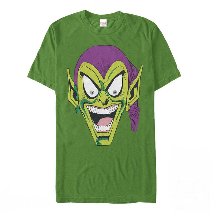 fifth sun Men's Marvel Goblin Laugh T-Shirt