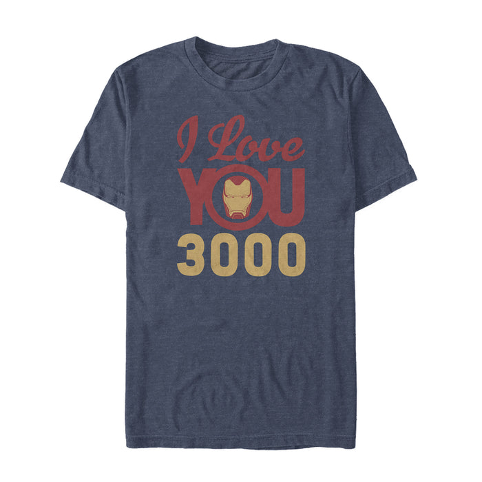 Fifth Sun Men's Marvel Iron Man Love 3000 T-Shirt