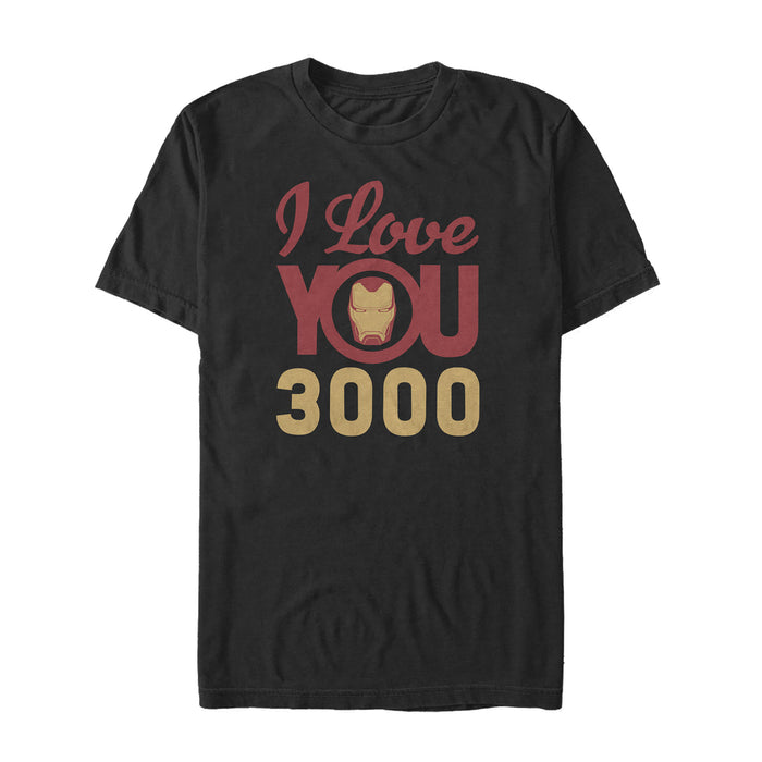 fifth sun Men's Marvel Iron Man Love 3000 T-Shirt
