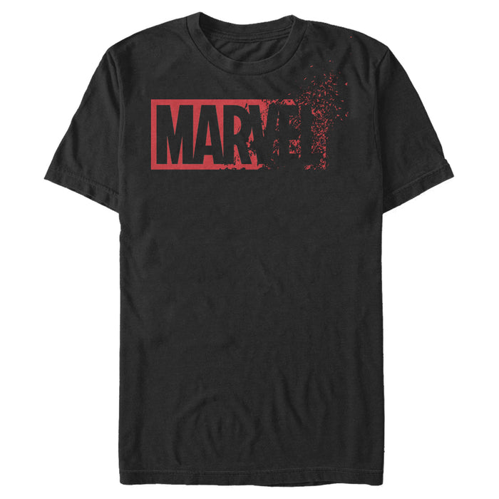 fifth sun Men's Marvel Logo Fades to Dust T-Shirt