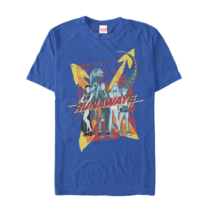 fifth sun Men's Marvel Runaways Retro Team T-Shirt