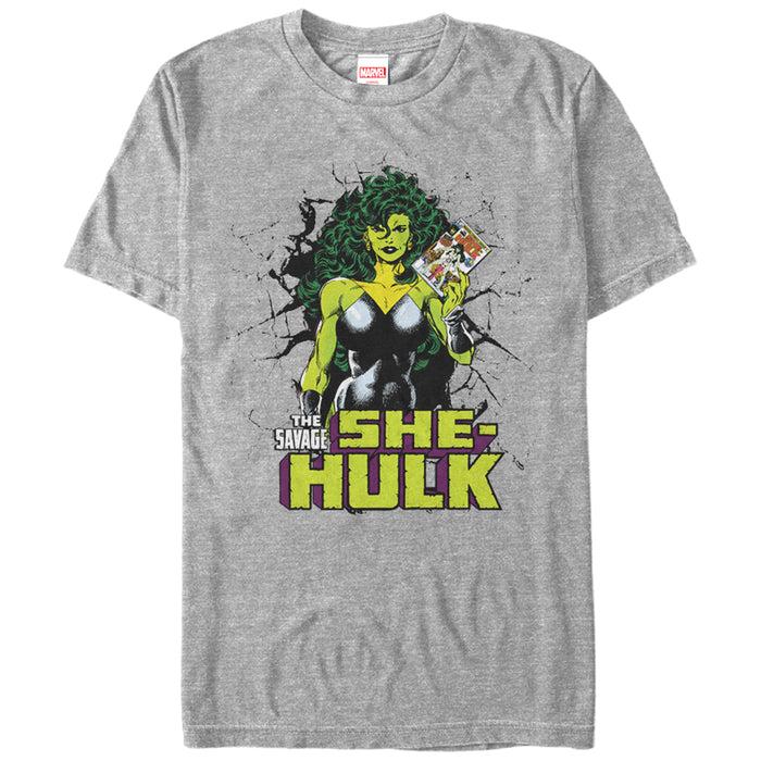 fifth sun Men's Marvel She-Hulk Comic T-Shirt