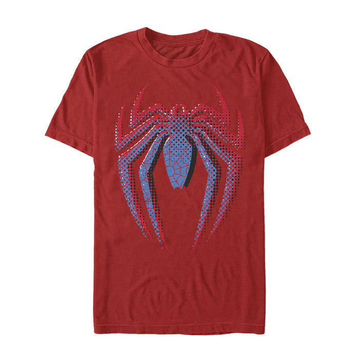 fifth sun Men's Marvel Spider-Man Dot Logo T-Shirt