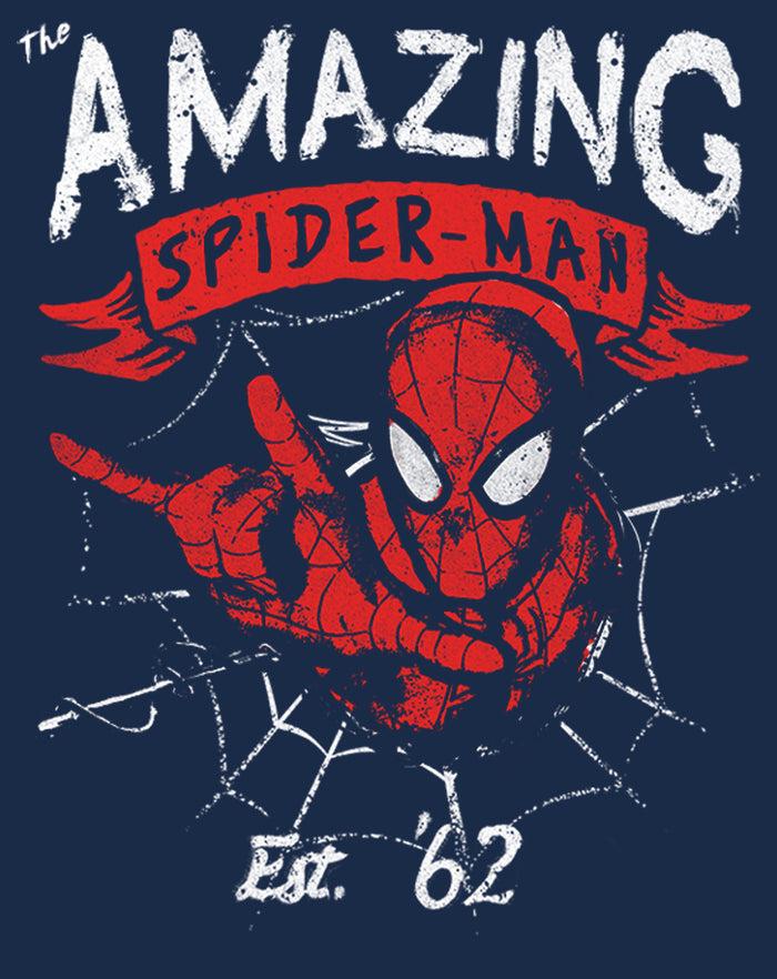 Fifth Sun Men's Marvel Spider-Man Est 62 T-Shirt