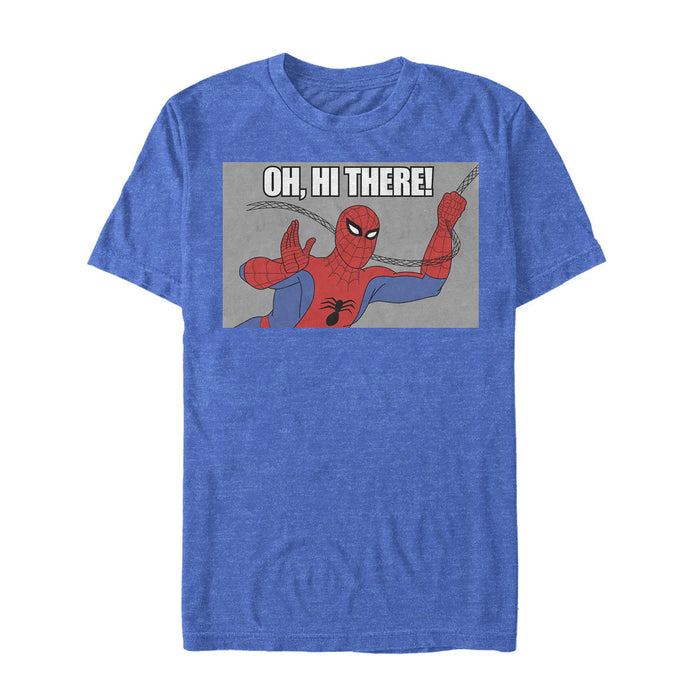 fifth sun Men's Marvel Spider-Man Hi There T-Shirt