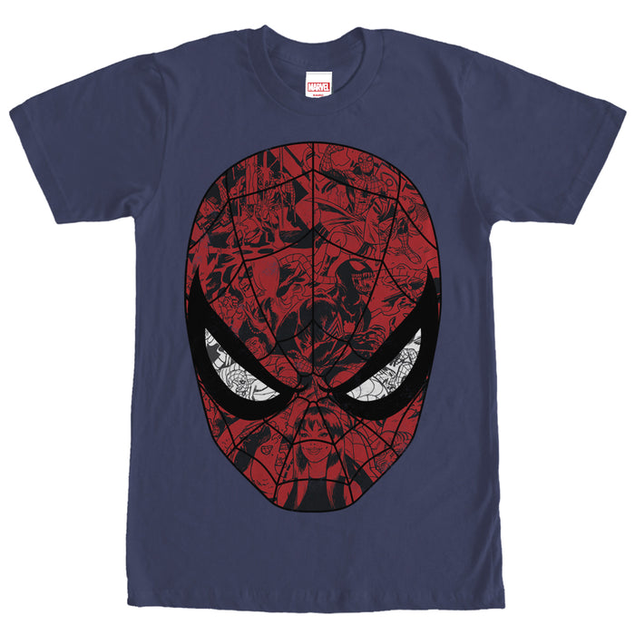 fifth sun Men's Marvel Spider-Man Mask T-Shirt