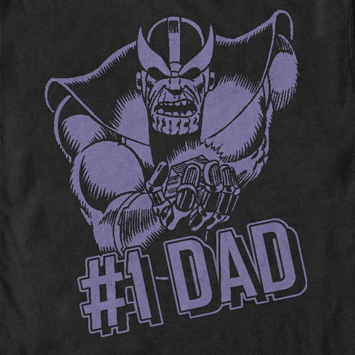 Fifth Sun Men's Marvel Thanos #1 Dad T-Shirt