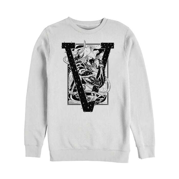 fifth sun Men's Marvel V is for Venom Sweatshirt