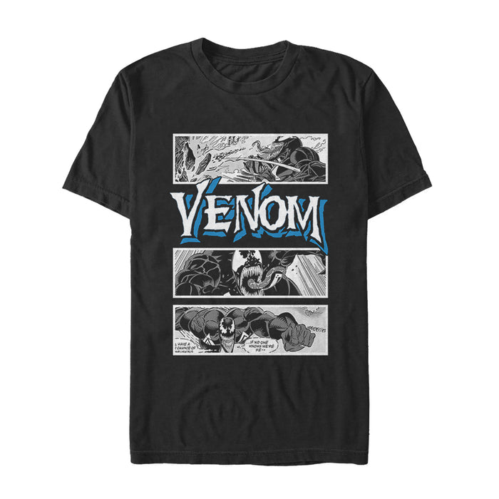 fifth sun Men's Marvel Venom Comic Panels T-Shirt