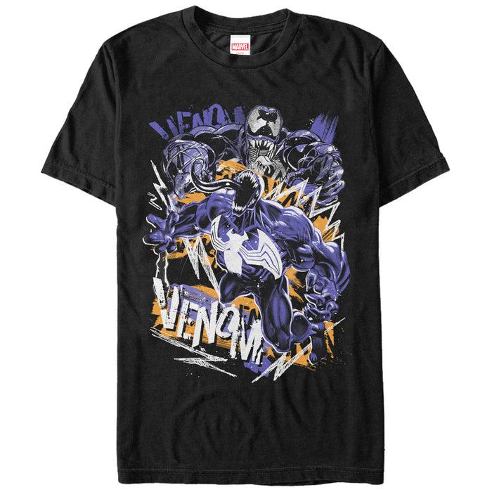 fifth sun Men's Marvel Venom Graffiti T-Shirt