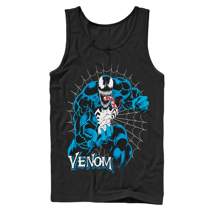 fifth sun Men's Marvel Venom Retro Web Tank Top