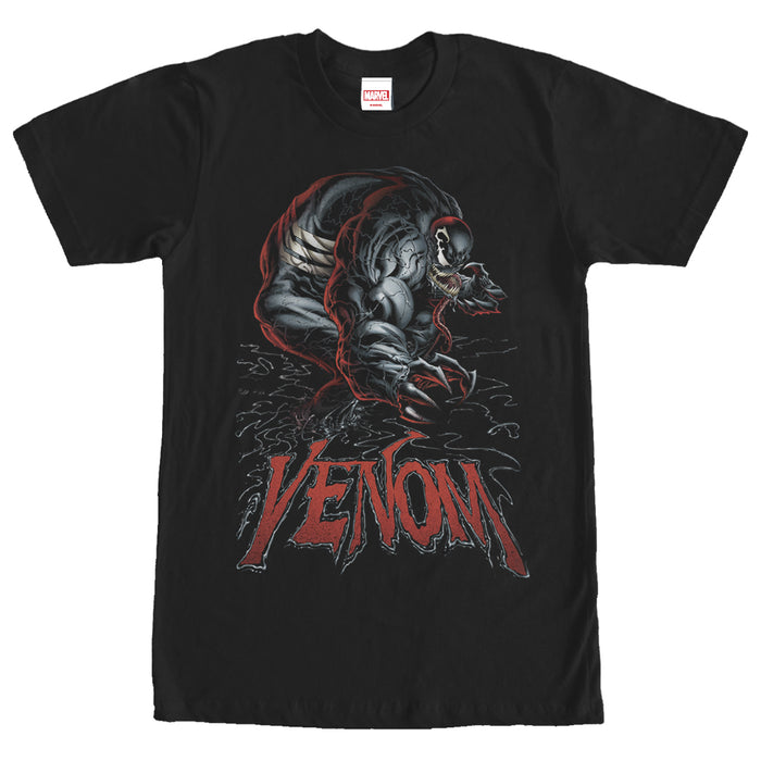 fifth sun Men's Marvel Venom Scratch T-Shirt
