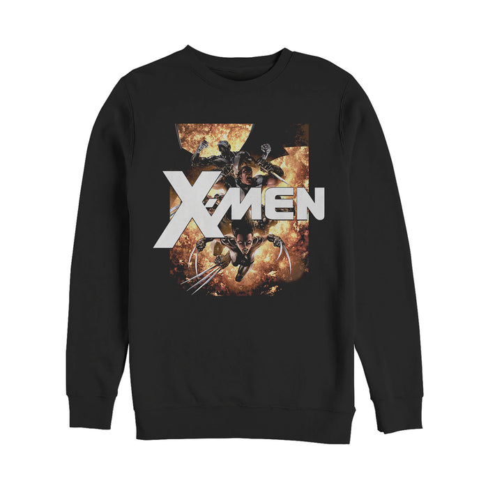 fifth sun Men's Marvel X-Men Explosion Sweatshirt